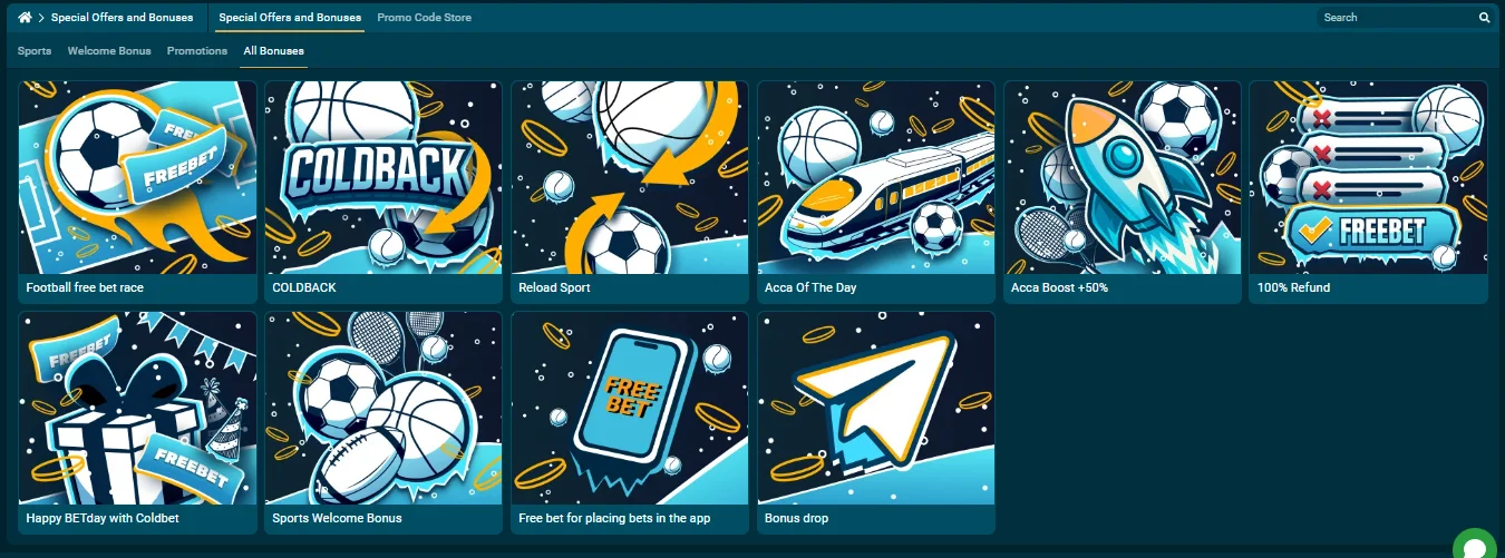 Coldbet coduri promoționale Coldbet coduri promoționale